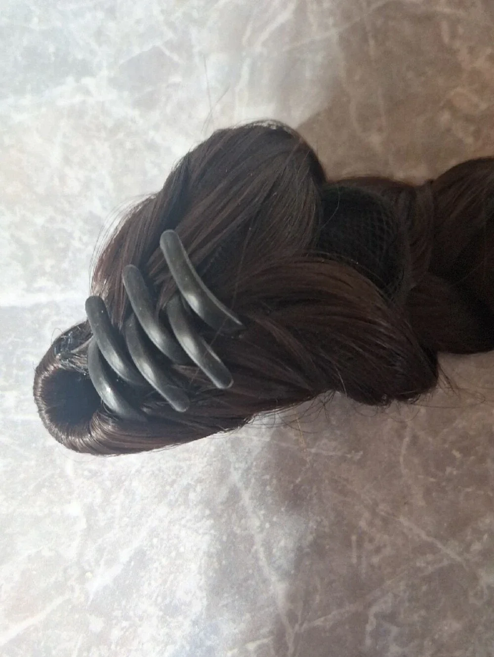 Source Unknown Natural Black Braided Hair Extension